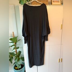 free people life style maxi dress black xs